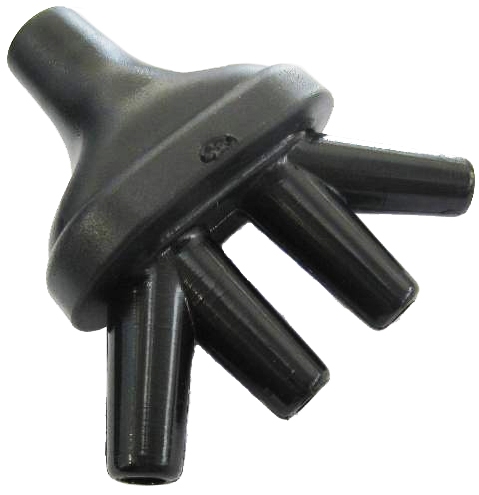 Kunststoff-Verteiler von 1 zu 4 für Melotte